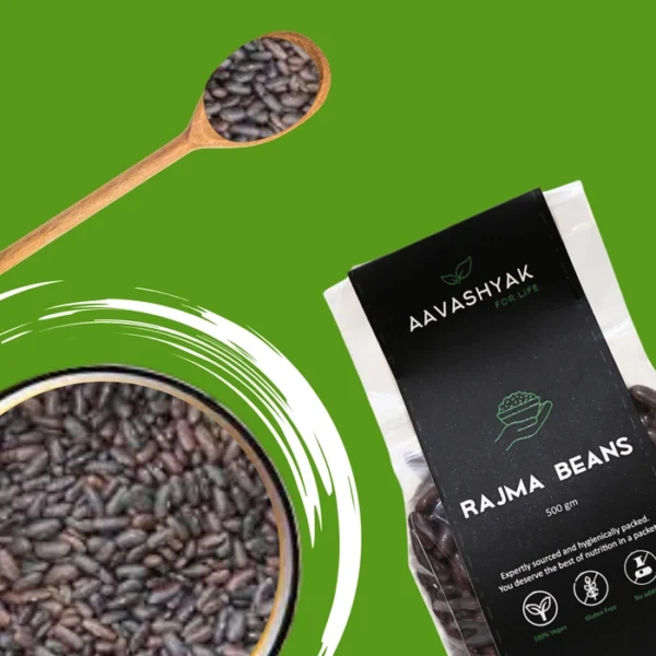 Aavashyak Organic Black Rajma - (Kidney Beans) (500gm) - Image 4